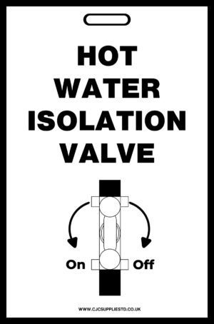 White Hot Water Isolation Valve