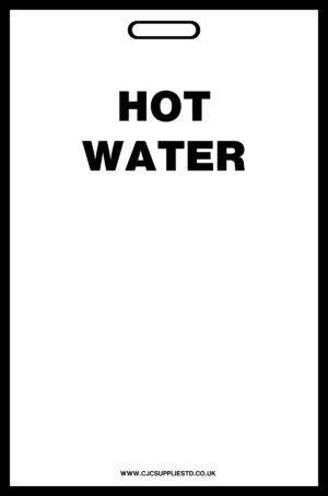White Hot Water Label